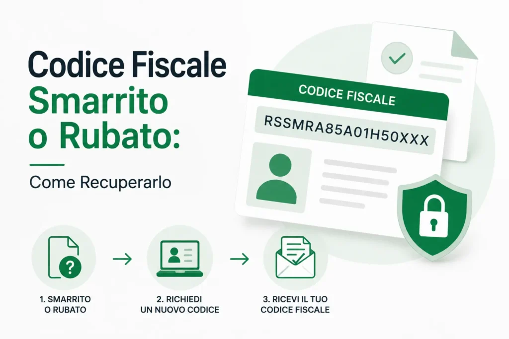 Codice Fiscale Smarrito o Rubato